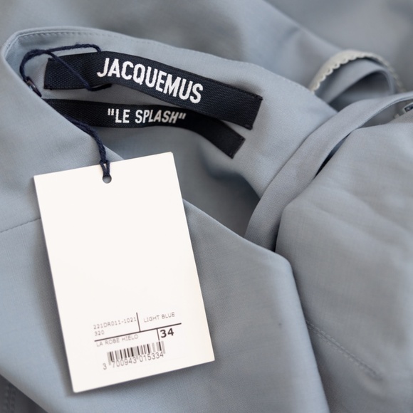 Jacquemus New with tags blue draped dress XS - Picture 5 of 6